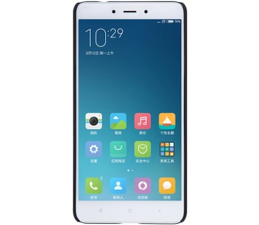 Nillkin Frosted Shield Hard Case voor Xiaomi Redmi Note 4 - Zwart Zwart