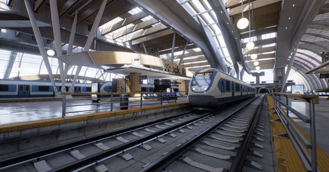 Bullet train vr-demo nvidia unreal engine 4