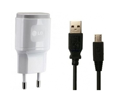 LG Mobiele oplader 1.8A - inclusief kabel - wit
