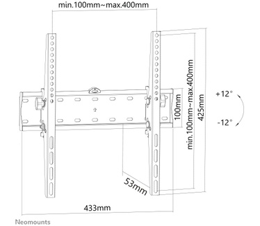 Neomounts by Newstar flatscreen wandsteun