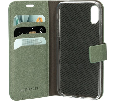 Mobiparts Classic Wallet Case iPhone X/XS Stone Green