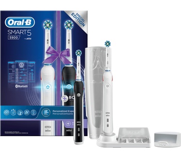 Oral-B Smart 5 5900 White + Black Duopack ? 2 Elektrische Tandenborstels