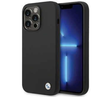 BMW Silicone Back Case - Apple iPhone 15 Pro (6.1") - Zwart Zwart