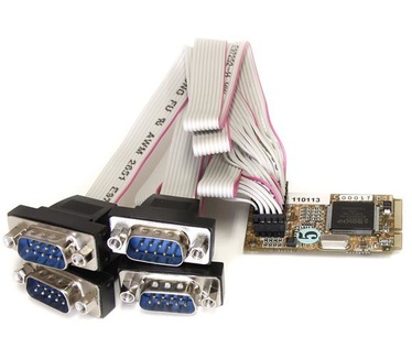 Startech.com 4-poort RS232 Mini PCI Express Seri
