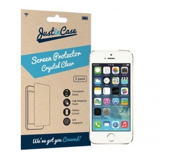 Just in Case Screen Protector Apple iPhone 5se - 3 stuks - Crystal Clear