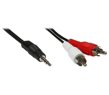 Alcasa 5m 3.5mm - 2xRCA m/m