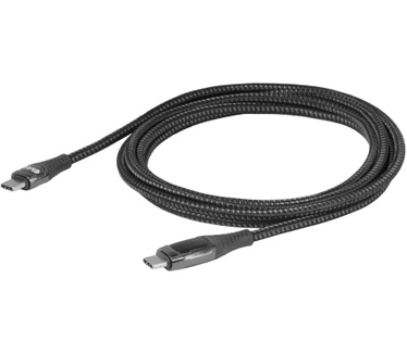 Club 3D Veilige USB-C®-kabel met vermogensmeter, 240 W, geen dataoverdracht, 2 m