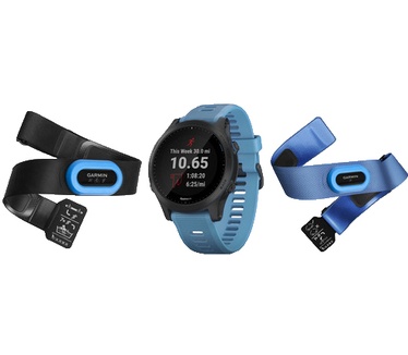 Garmin Forerunner 945 Triathlon bundel Zwart (Blauw)