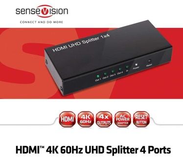 Club 3D HDMI 2.0 UHD Splitter 4 Ports