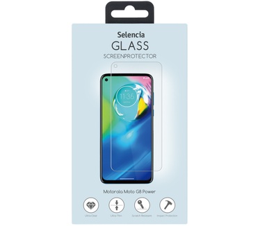 Selencia Gehard Glas Screenprotector Motorola Moto G8 Power