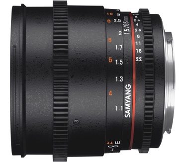 Samyang Optics 85 mm Objective V-DSLR 1.5 T/UMC AS IF