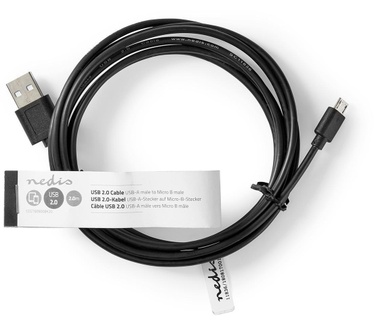 Nedis Micro-USB kabel 2 meter Zwart