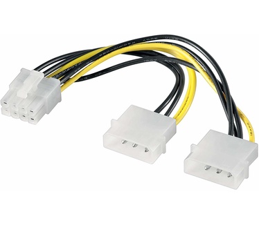 PCI express voedingskabel 2x molex ==> 8pin