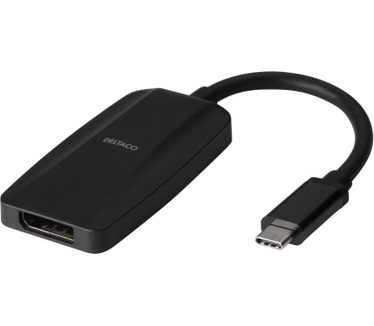 Deltaco USBC-DP8K Zwart