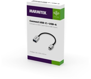 Marmitek 08375 Zilver, Zwart