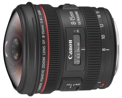 Canon 8-15mm fisheye-lens