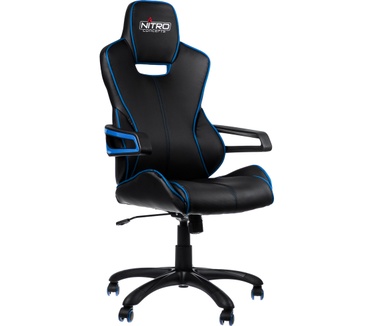 Nitro Concepts E200 Race Gaming Chair Zwart/Blauw
