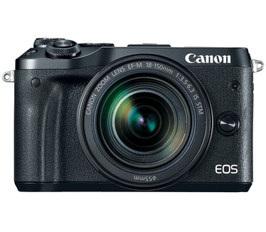 Canon EOS M6 + 18-150mm f/3.5-6.3 Zwart