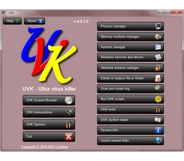 UVK 4.4.1.0 screenshot (481 pix)