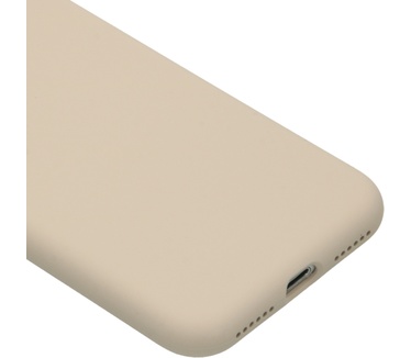 Accezz Liquid Silicone Backcover iPhone SE (2022 / 2020) / 8 / 7 - Stone