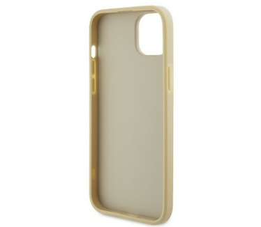Guess 4G Metal Logo Back Case - Apple iPhone 15 (6.1") - Goud Goud