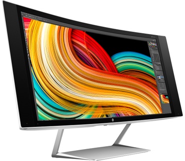 HP Z34c Zilver, Zwart