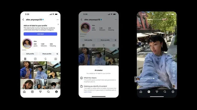 Instagram AI-label