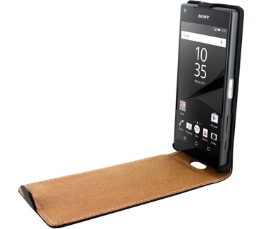 Mobiparts Premium Flip Case Sony Xperia Z5 Compact Black