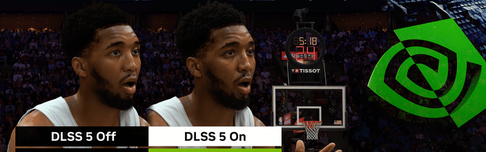 Nvidia DLSS 5 in NBA 2K27