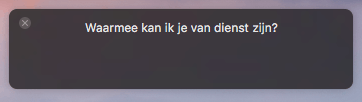 macOS Sierra Siri