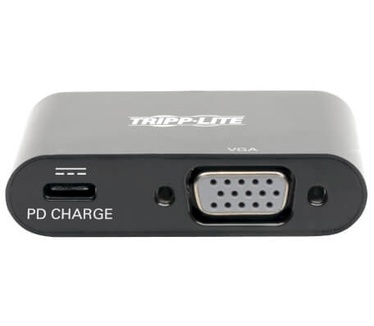Tripp-Lite USB C to VGA Adapter Zwart