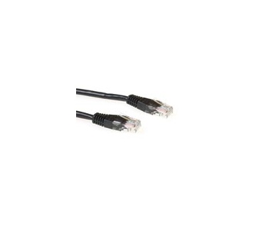 Intronics CAT5E UTP patchkabel zwart