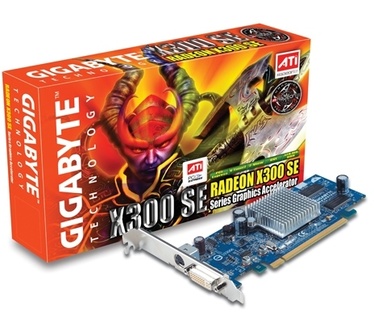 Gigabyte Radeon X300 SE 128MB 64bit (PCI-e, D-sub/DVI-I) GV-RX30S128D