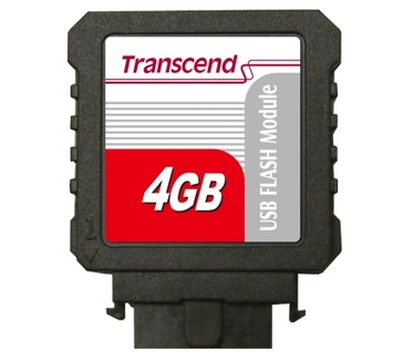 Transcend USB Flash Module Horizontal 4GB Zwart