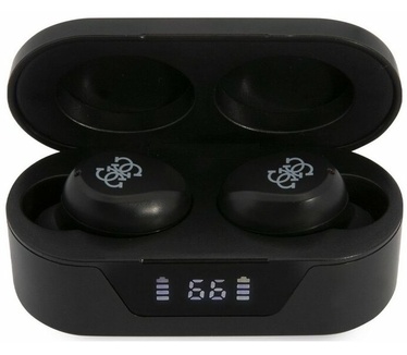 Guess True Wireless Universele Bluetooth In-Ear Oordopjes - Zwart (Zwart)