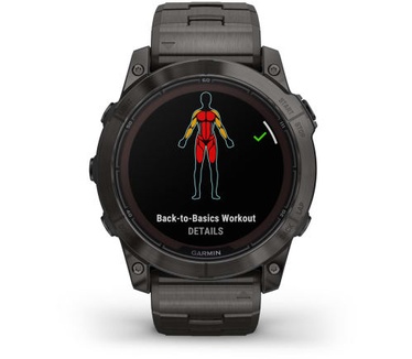 Garmin fēnix 7X Pro - Sapphire Solar Edition (titanium band) Titanium (Grijs)