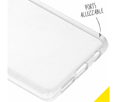 Accezz Clear Backcover Samsung Galaxy S10 (Galaxy S10) Transparant