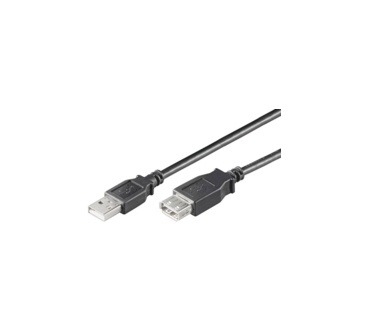 Microconnect USB2.0, M/F, 0.3m