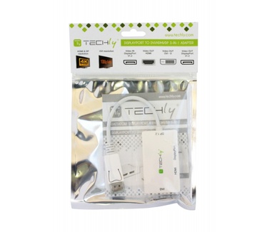 Techly IADAP DP-COMBOF3 Wit