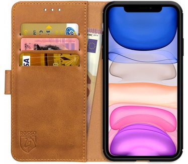 Rosso Element Apple iPhone 11 Pro Hoesje Book Cover  Bruin
