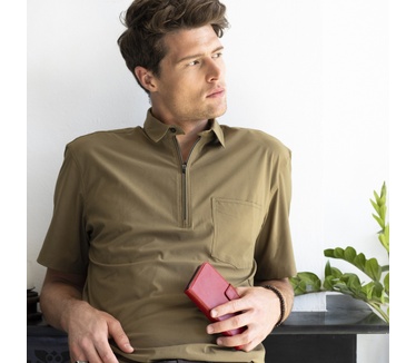 Selencia Echt Lederen Bookcase Samsung Galaxy S21 - Rood