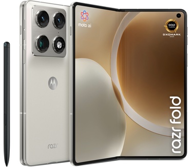 Motorola razr Fold, 16GB ram, 512GB opslag Wit