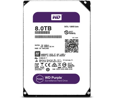 WD Purple (2017) WD80PUZX, 8TB