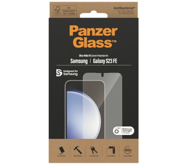 PanzerGlass Ultra-Wide Fit Screenprotector - Samsung Galaxy S23 FE