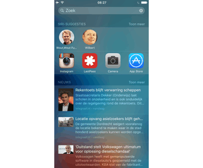 Spotlight in iOS 9