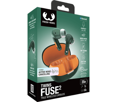 Hama Twins Fuse 2 Groen, Oranje