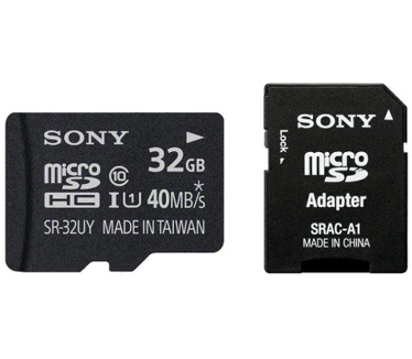 Sony microSDHC Class 10 + Adapter 32GB