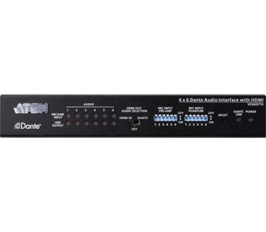 Aten 6 x 6 Dante Audio Interface met HDMI