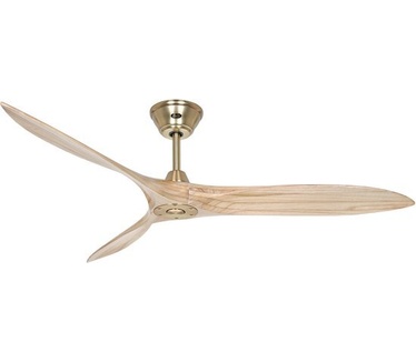 CasaFan ECO AIRSCREW 152 MG-NT Plafondventilator 28 W (Ø x h) 1520 mm x 275 mm Messing Met afstandsbediening, Met wintermodus