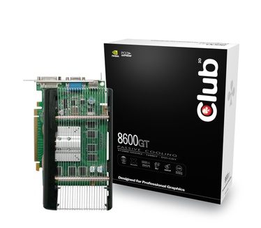 Club3D 8600GT Passive Heatpipe